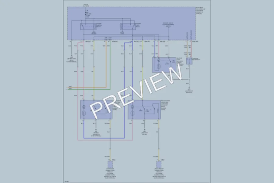 2009 Kia Sedona Anti Theft wiring diagram preview
