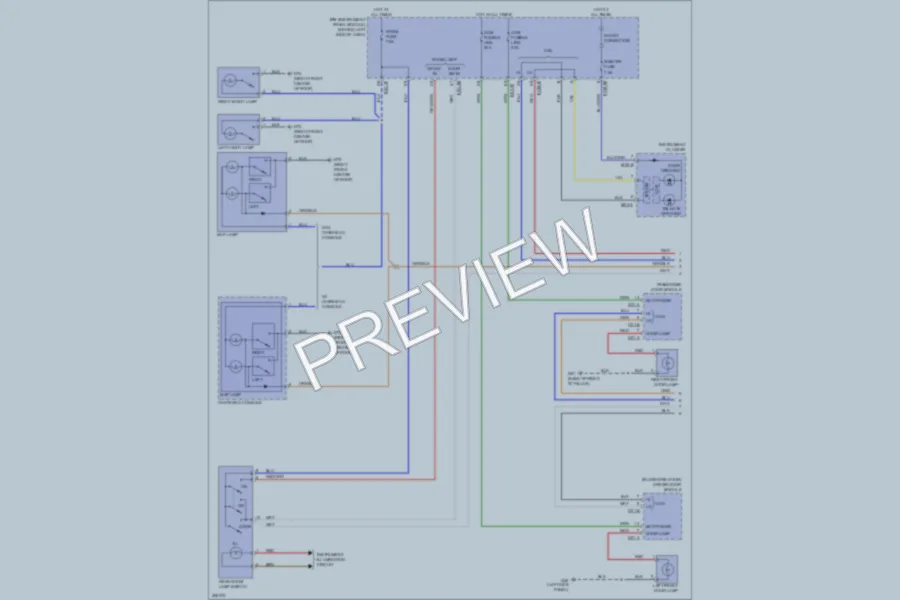 2009 Kia Sedona Interior Lights wiring diagram preview