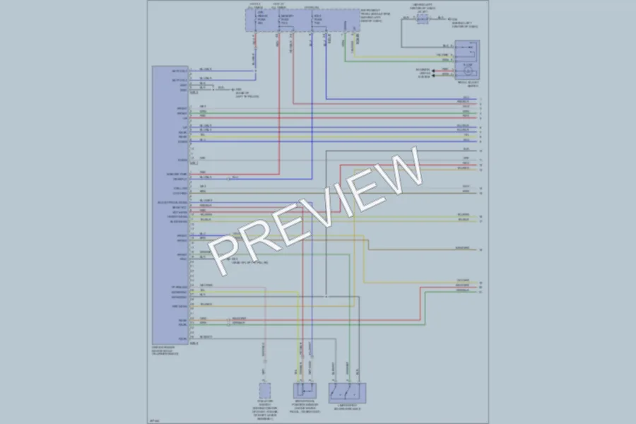 2009 Kia Sedona Memory Systems wiring diagram preview