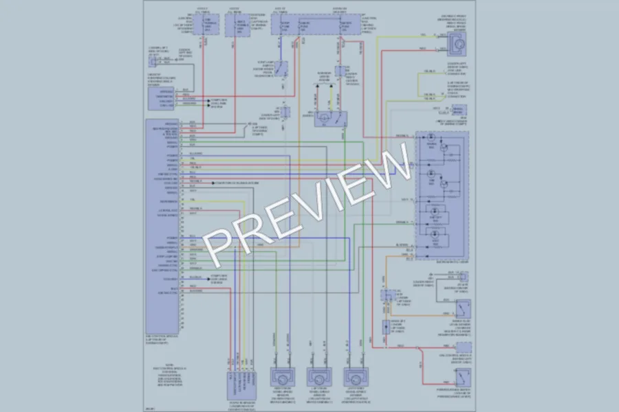 2009 Kia Sorento Anti Lock Brakes wiring diagram preview