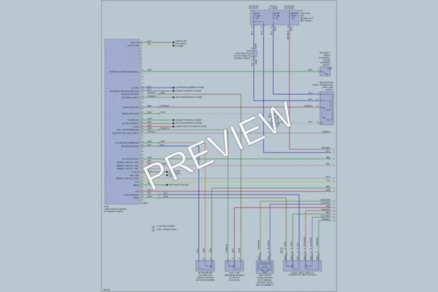 2009 Kia Sorento Engine Performance wiring diagram preview