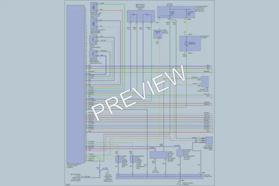 2009 Kia Spectra Supplemental Restraints wiring diagram preview