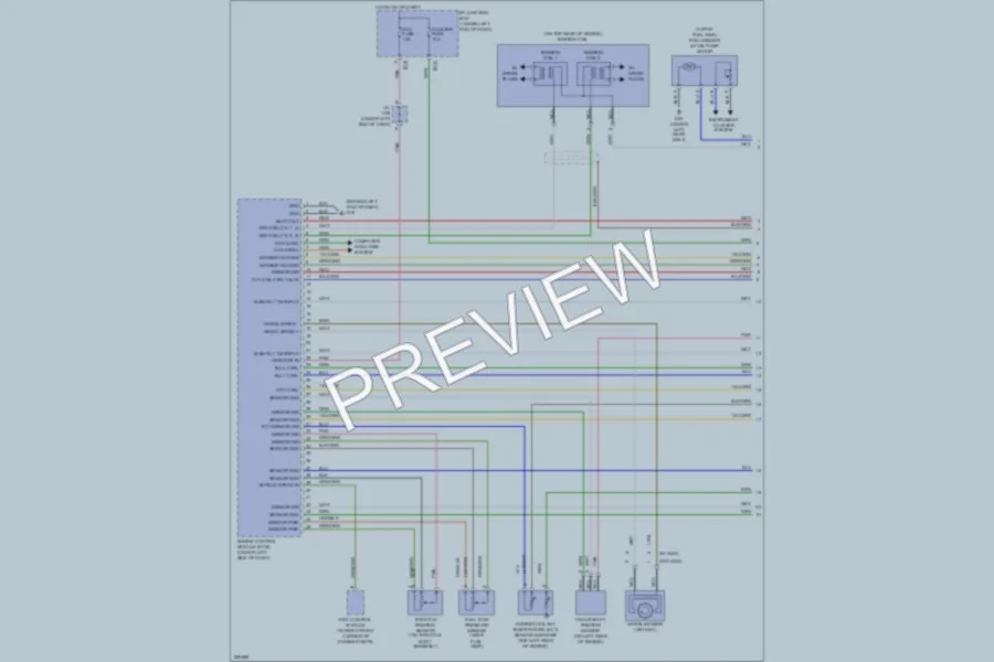 2009 Kia Sportage Engine Performance wiring diagram preview