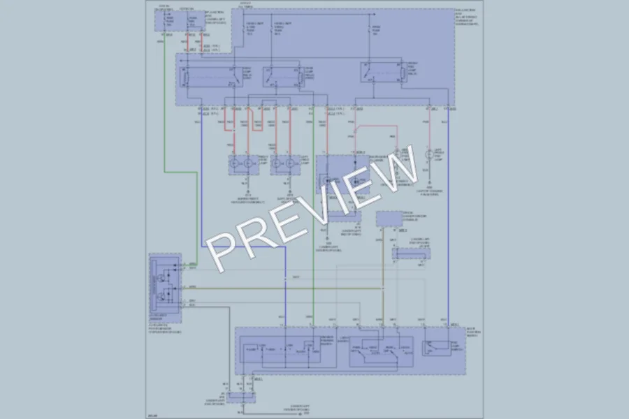 2009 Kia Sportage Headlights wiring diagram preview