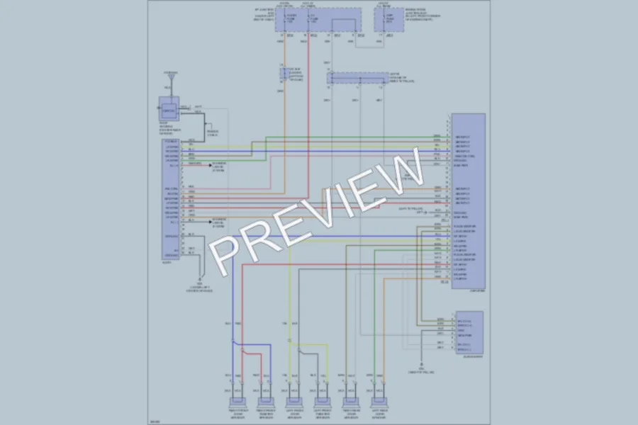 2009 Kia Sportage Radio wiring diagram preview