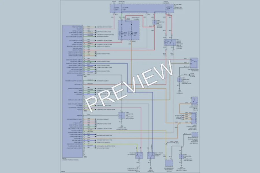 2009 Kia Sportage Warning Systems wiring diagram preview