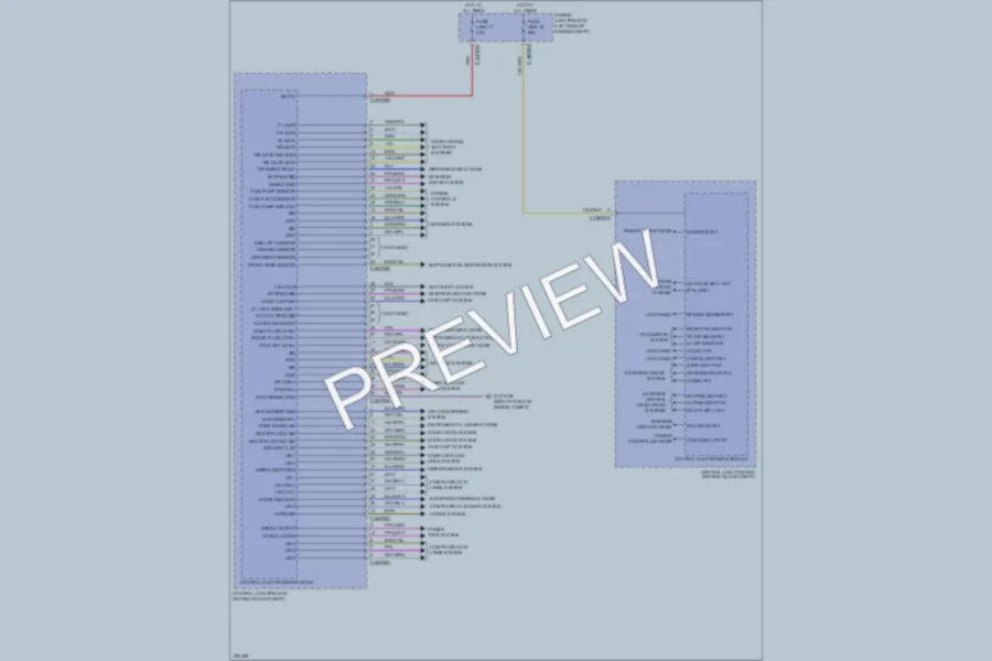 2009 LandRover LR2 Body Control Modules wiring diagram preview