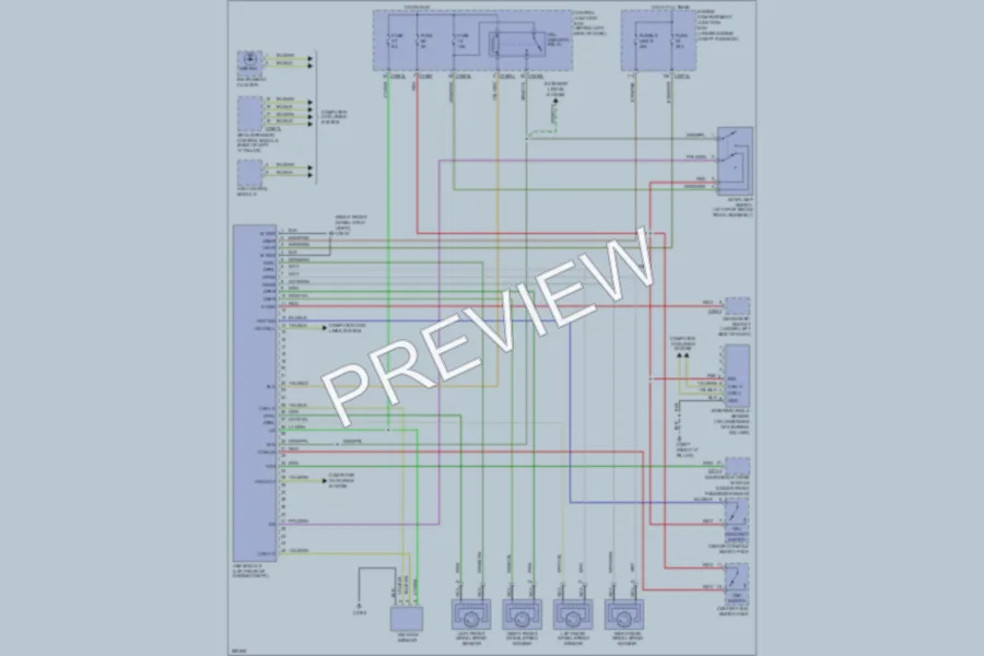 2009 LandRover LR3 Anti Lock Brakes wiring diagram preview