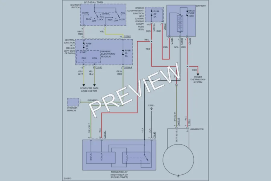 2009 LandRover LR3 Starting Charging wiring diagram preview