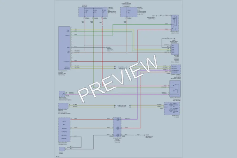 2009 LandRover RangeRoverSport Cruise Control wiring diagram preview