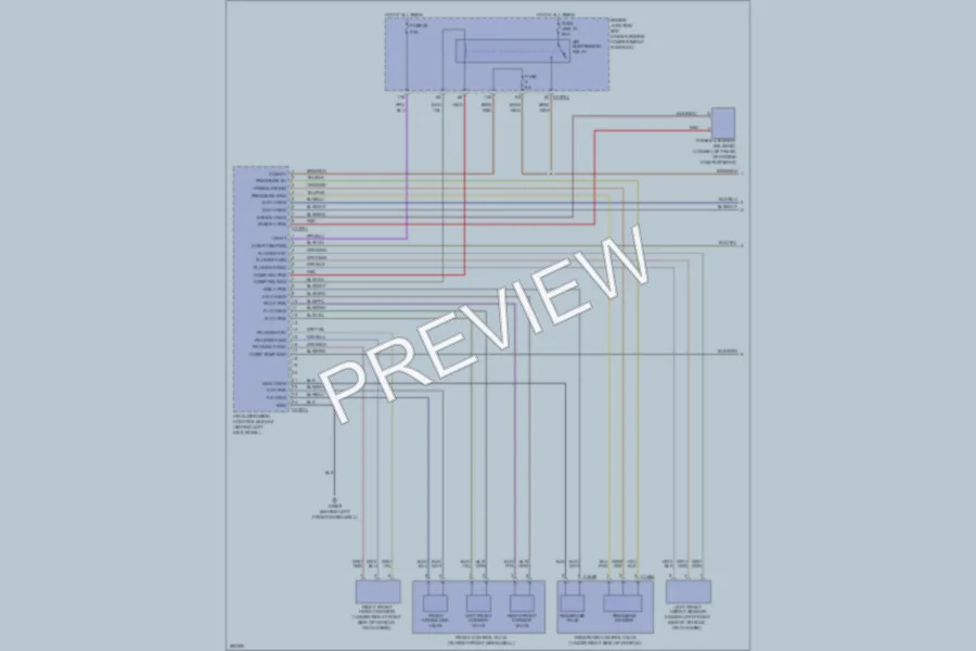 2009 LandRover RangeRoverSport Electronic Suspension wiring diagram preview