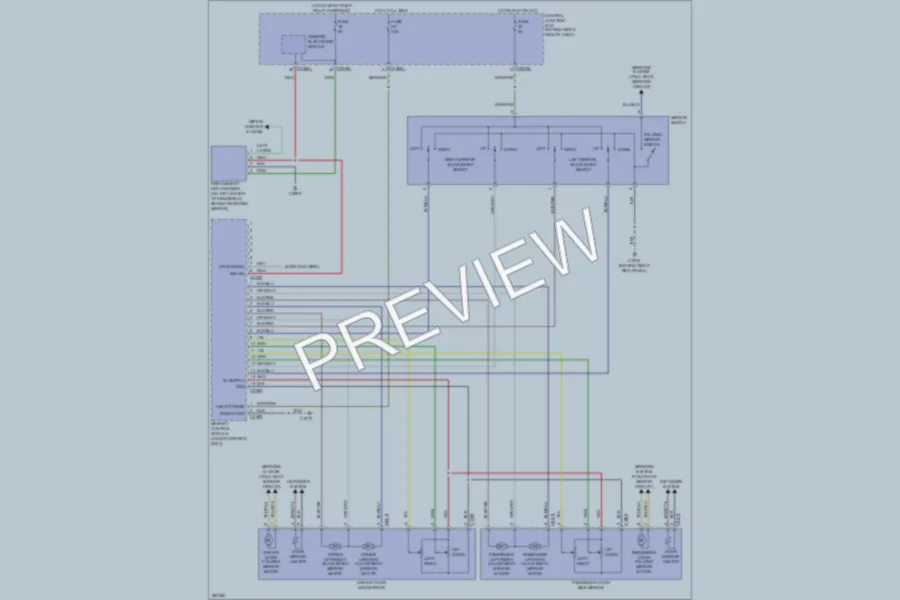 2009 LandRover RangeRoverSport Memory Systems wiring diagram preview