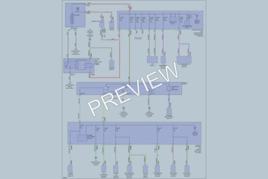 2009 LandRover RangeRoverSport Power Distribution wiring diagram preview