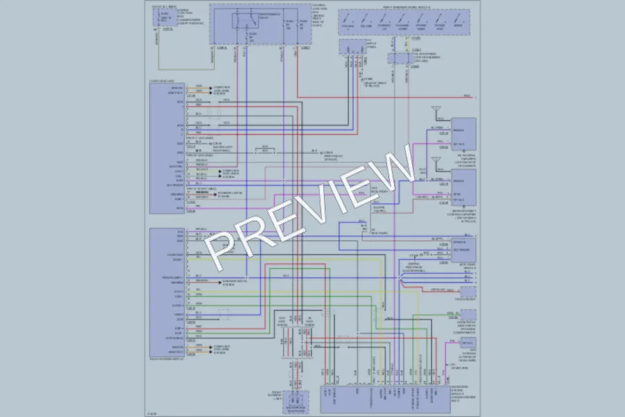 2009 LandRover RangeRoverSport Radio wiring diagram preview