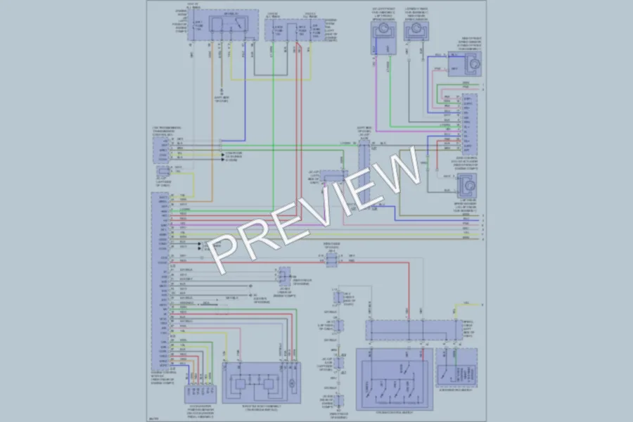 2009 Lexus ES350 Cruise Control wiring diagram preview
