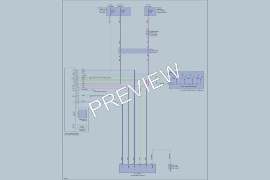 2009 Lexus ES350 Electronic Power Steering wiring diagram preview