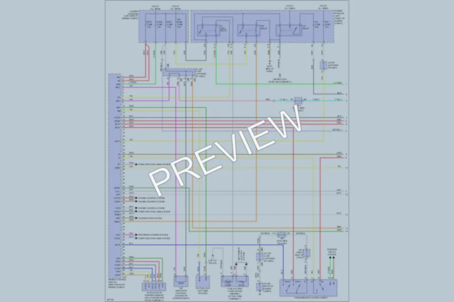2009 Lexus ES350 Engine Performance wiring diagram preview