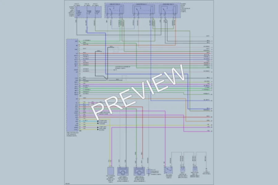 2009 Lexus GS350 Anti Lock Brakes wiring diagram preview
