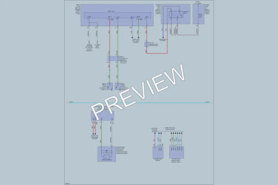 2009 Lexus GS350 Anti Theft wiring diagram preview