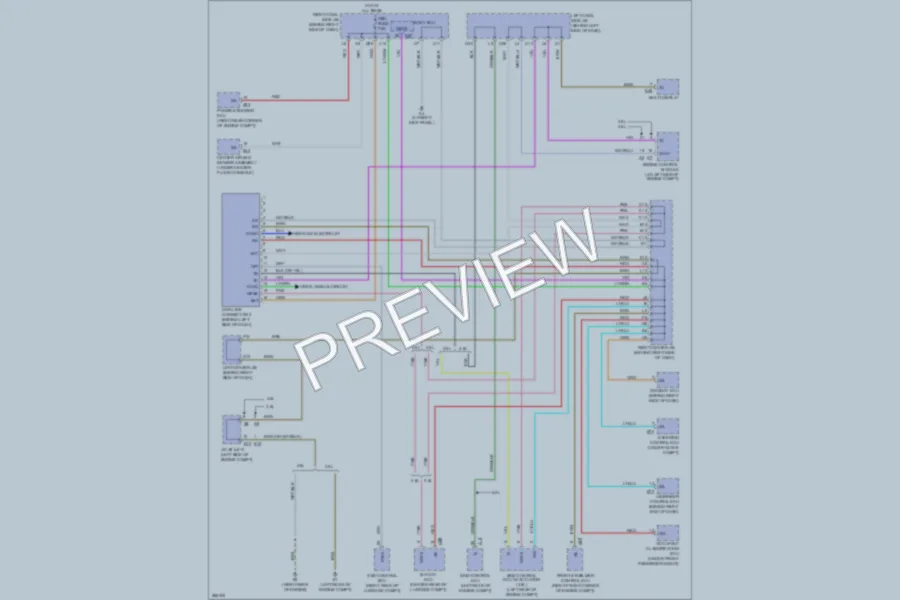 2009 Lexus GS350 Computer Data Lines wiring diagram preview