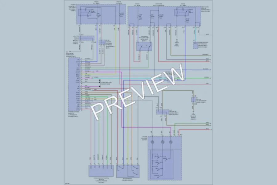 2009 Lexus GS350 Cruise Control wiring diagram preview