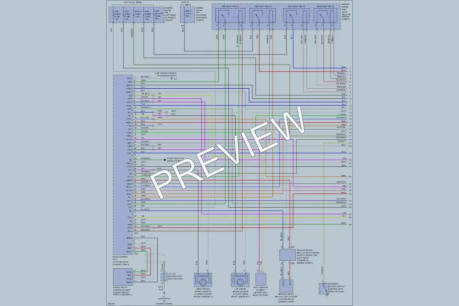 2009 Lexus GS450h Anti Lock Brakes wiring diagram preview