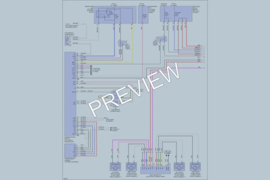 2009 Lexus GS450h Cruise Control wiring diagram preview