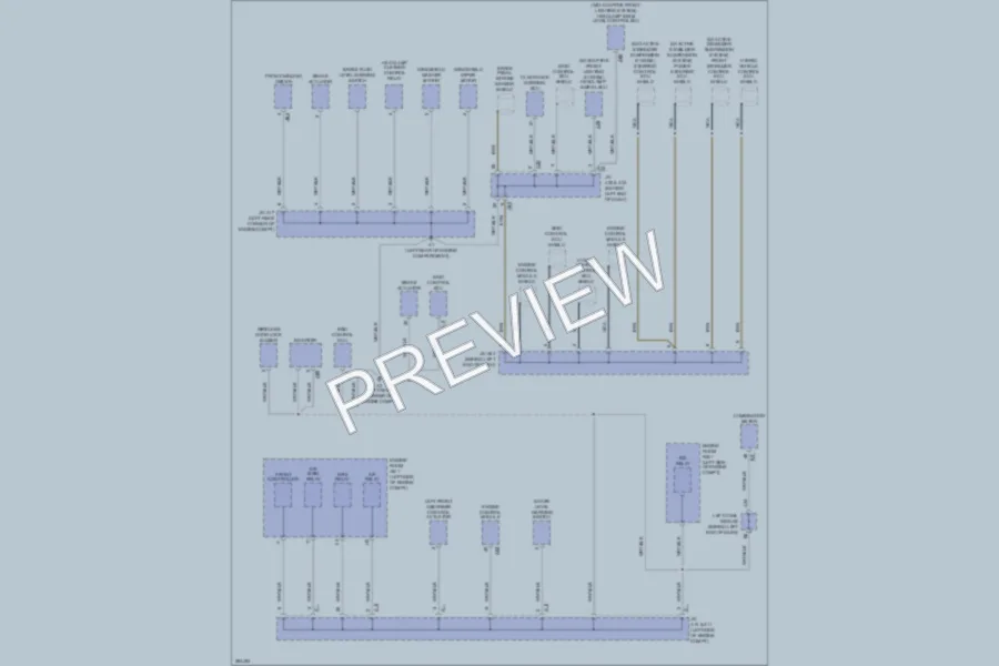 2009 Lexus GS450h Ground Distribution wiring diagram preview