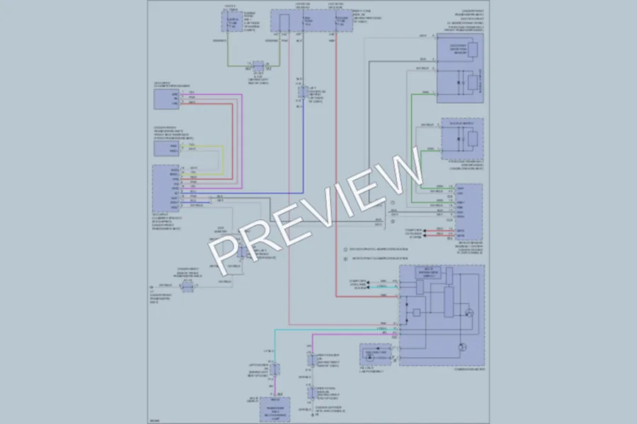 2009 Lexus GS450h Warning Systems wiring diagram preview