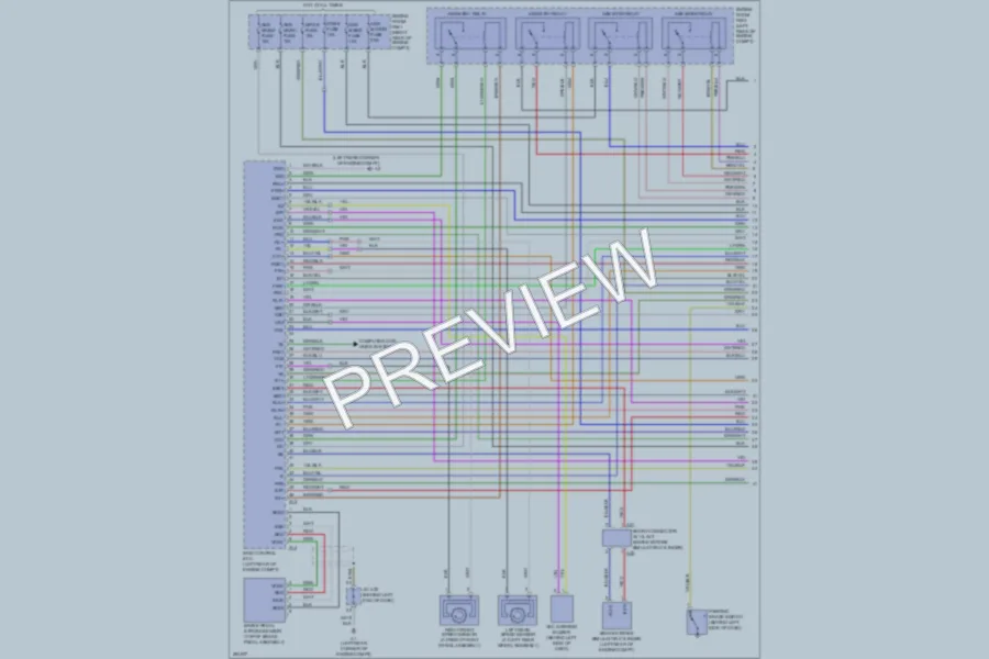 2009 Lexus GS460 Anti Lock Brakes wiring diagram preview