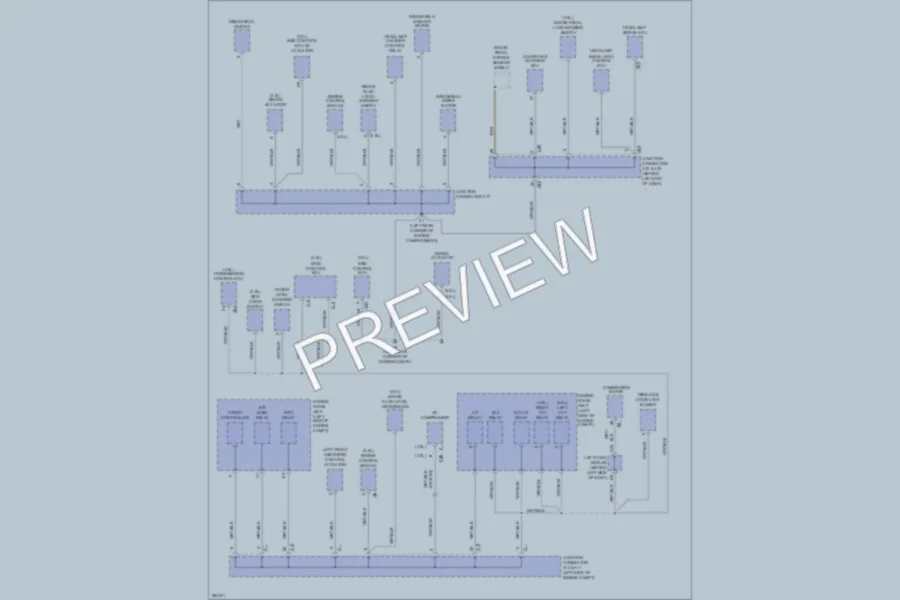 2009 Lexus GS460 Ground Distribution wiring diagram preview