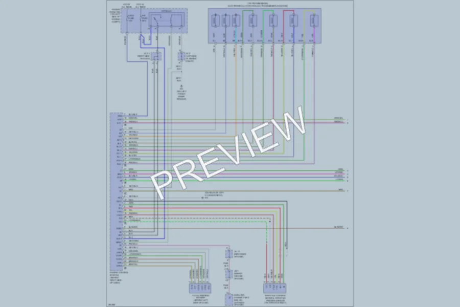 2009 Lexus GX470 Cruise Control wiring diagram preview