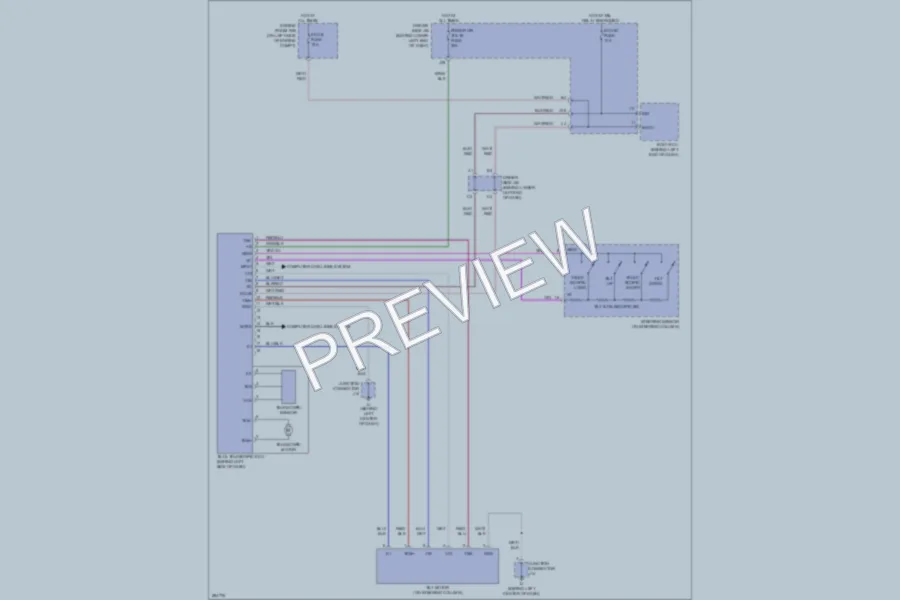2009 Lexus GX470 Electronic Power Steering wiring diagram preview