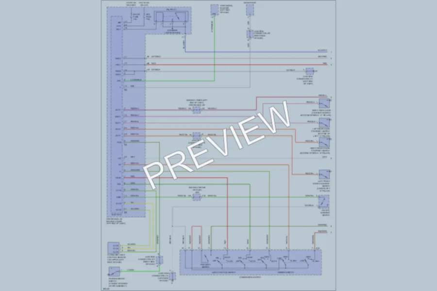 2009 Lexus GX470 Headlights wiring diagram preview