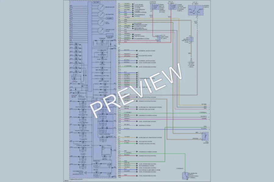 2009 Lexus GX470 Instrument Cluster wiring diagram preview