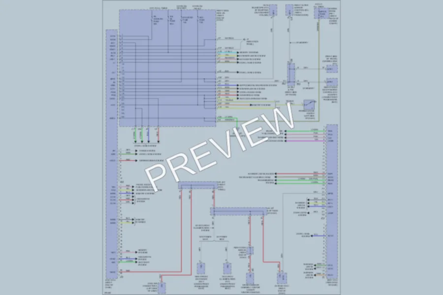 2009 Lexus IS250 Body Control Modules wiring diagram preview