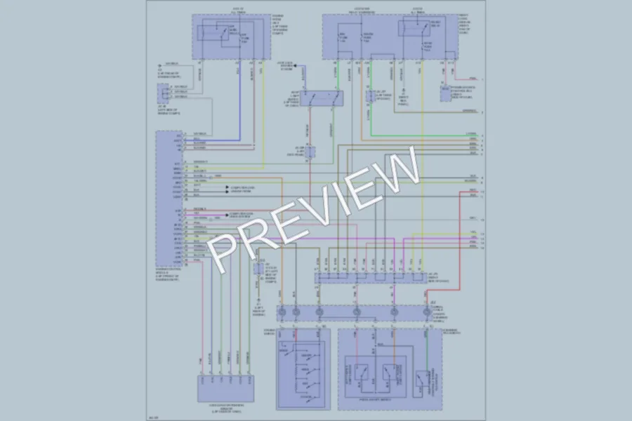 2009 Lexus IS250 Cruise Control wiring diagram preview