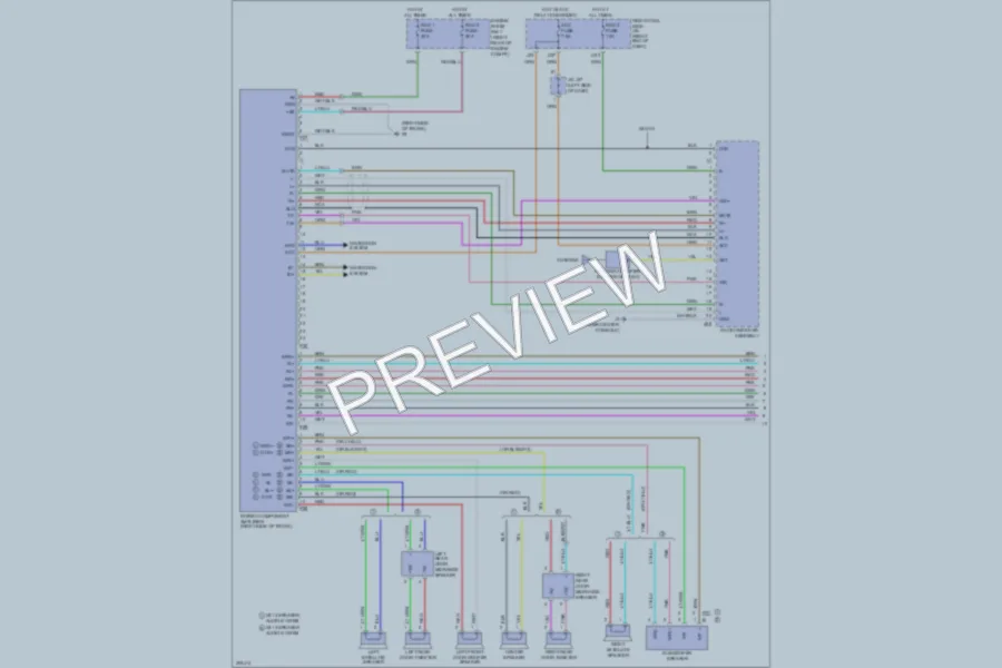 2009 Lexus IS250 Radio wiring diagram preview