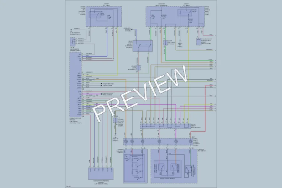 2009 Lexus IS350 Cruise Control wiring diagram preview