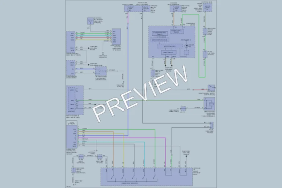 2009 Lexus IS350 Power Top Sunroof wiring diagram preview