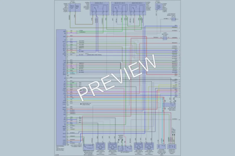 2009 Lexus ISF Anti Lock Brakes wiring diagram preview