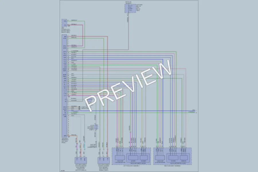2009 Lexus ISF Headlights wiring diagram preview