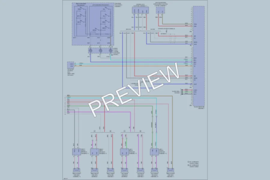2009 Lexus ISF Radio wiring diagram preview
