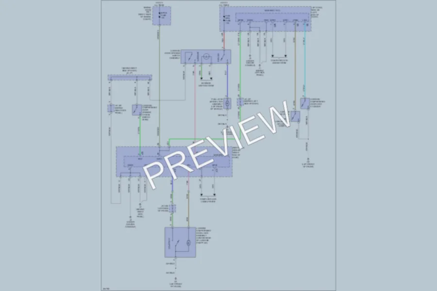 2009 Lexus ISF Trunk Tailgate Fuel Door wiring diagram preview