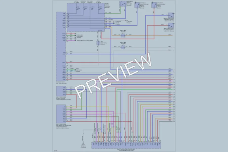 2009 Lexus LS460 Anti Theft wiring diagram preview