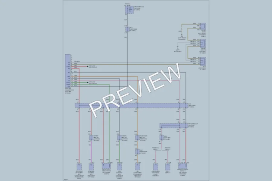 2009 Lexus LS460 Computer Data Lines wiring diagram preview