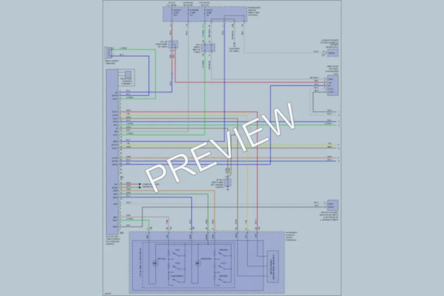 2009 Lexus LS460 Navigation wiring diagram preview