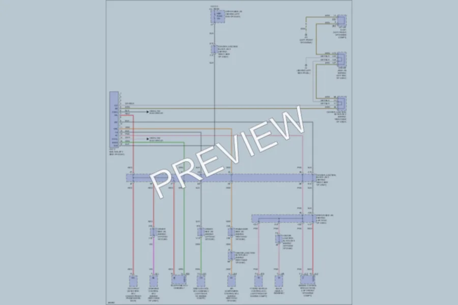2009 Lexus LS600h Computer Data Lines wiring diagram preview