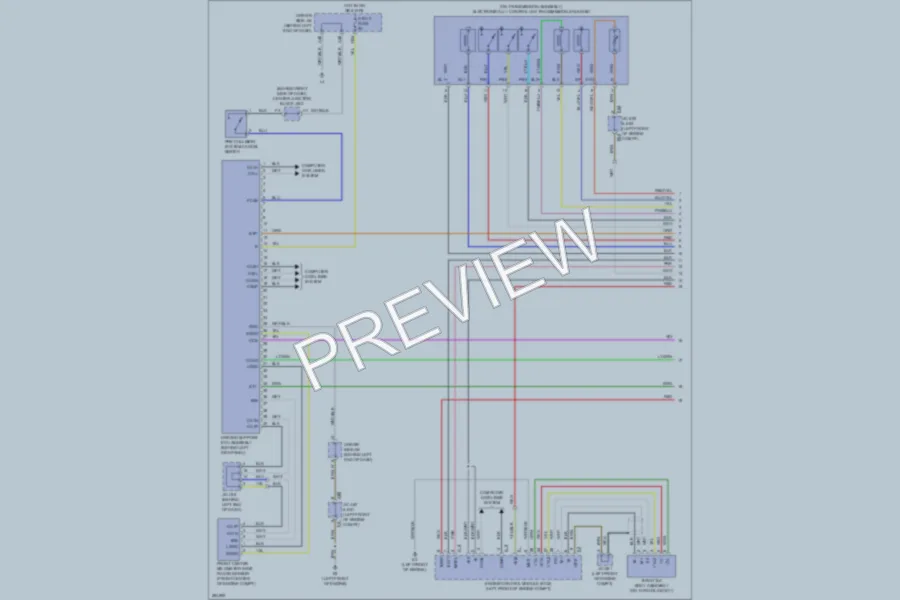 2009 Lexus LS600h Cruise Control wiring diagram preview