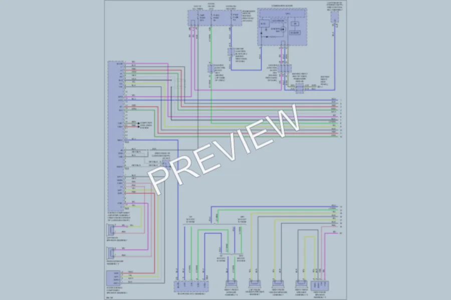 2009 Lexus LS600h Radio wiring diagram preview